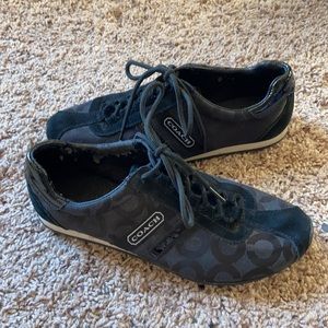 Black Coach sneakers!